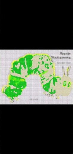 The hungry caterpillar time lapse | Cross Stitch world