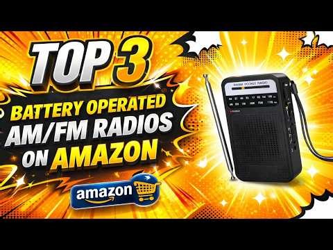 Top 3 Battery Operated AM/FM Radios with Amazing Reception ✅ [2026]