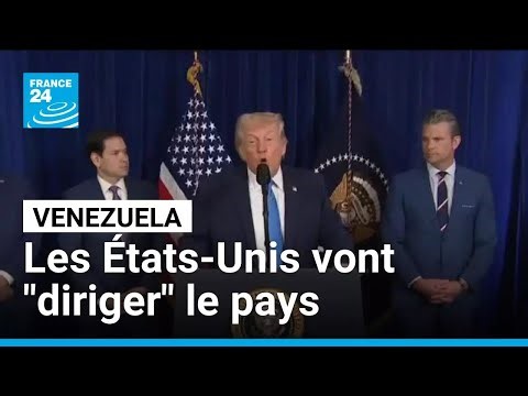 REPLAY - La conférence de presse de Donald Trump sur la capture de Maduro • FRANCE 24
