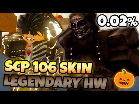 [YBA] The NEW LIMITED SCP 106 DIVER DOWN SKIN IS THE RAREST SKIN... (0.02%)