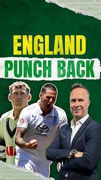 England Punch Back 👊🏴󠁧󠁢󠁥󠁮󠁧󠁿#Ashes #Bazball #England