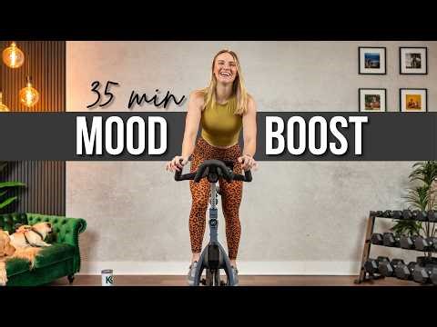 35 min MOOD BOOSTING METCON Indoor Cycling Workout