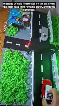 Smart Traffic Light System Using Arduino Uno and Ultrasonic Sensor | Arduino Project