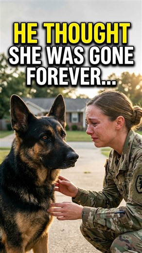 Female Soldier Returns From War… Her German Shepherd's Reaction Will Break Your Heart ❤️🇺🇸