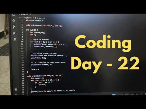 Coding Day - 22