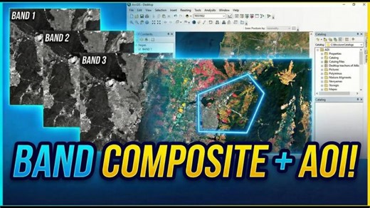 Compositing Bands and AOI Extraction in ArcGIS | GIS and Remote Sensing Education posted on the topic | LinkedIn