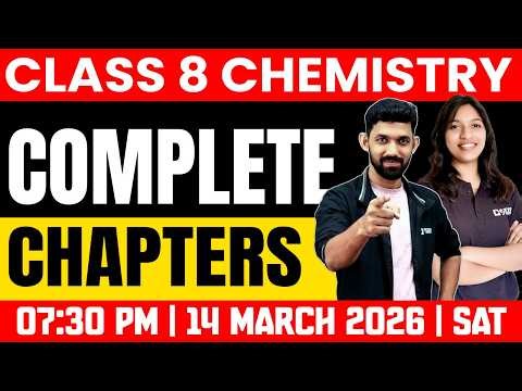 Class 8 Annual Exam | Chemistry | Compete Chapters | Exam Winner