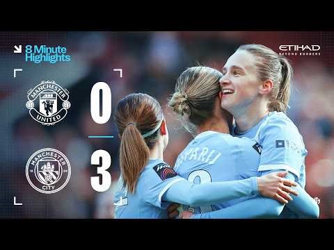 HIGHLIGHTS! Man United 0-3 Man City | City edge closer to title with emphatic Manchester derby win!