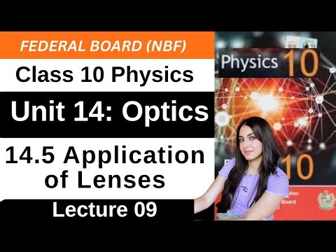 Chapter 5 Optics | Application of Lenses | Class 10 Physics Federal Board New Book 2025 NBF