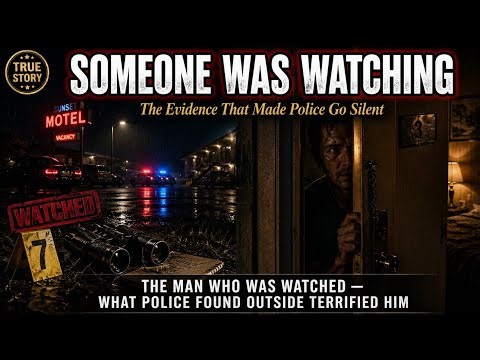Someone Was Watching His Motel Room… What Police Found Outside Terrified Him