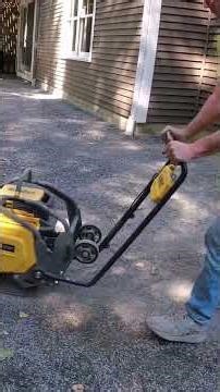DeWALT's Battery Compactor SMASHES Patio Compaction Time #shorts