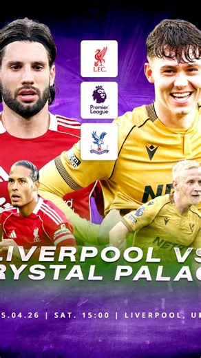 SATURDAY: Liverpool vs Crystal Palace ⚽ Premier League 🏴󠁧󠁢󠁥󠁮󠁧󠁿 Buy tickets! 🔴 🟡 ➡️