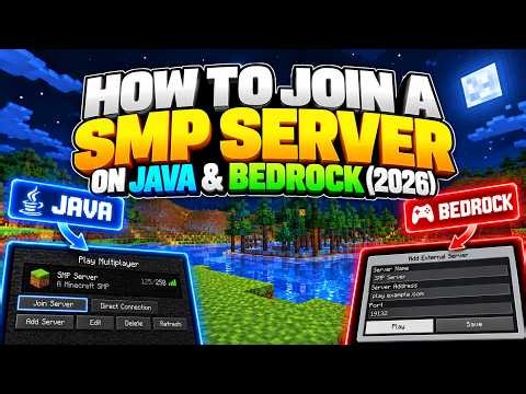 How To Join A SMP Server on Java & Bedrock (2026 Edition)