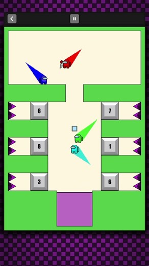 Among Us Square Race Battle#Race#game#marblesrace#14