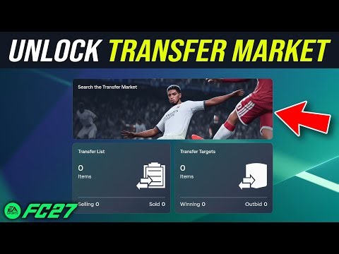 How to Unlock Transfer Market in FC 27 Web App (EASY)