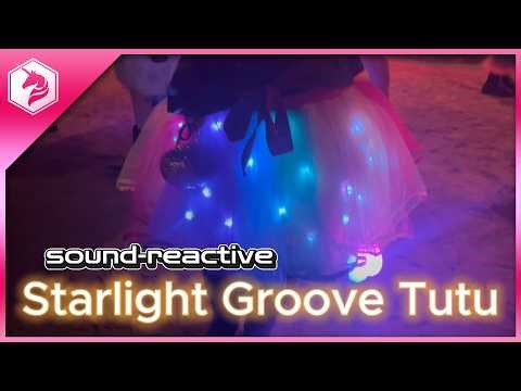 StarLight Groove Tutu - Sound Reactive DIY Festival Wear #adafruit