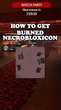 HOW TO GET BURNED NECROBLOXICON IN THE HOLLOW ROBLOX #roblox #thehollow #thehollowroblox