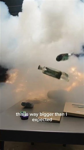 What Survives a Giant Smoke Bomb Explosion?