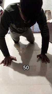Real Strength Check ✅ 50 Push up challenge 🎯 | #pushups #motivation #Gym #body transformation