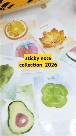 2026 my all sticky note collection #collection #sticky_challenge #notes #crafts #stickynote