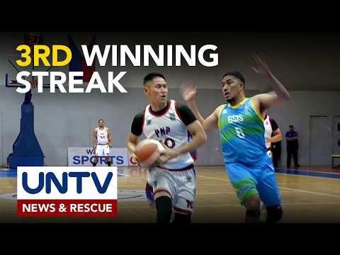 PNP Responders, nananatiling undefeated matapos harapin ang GSIS Furies