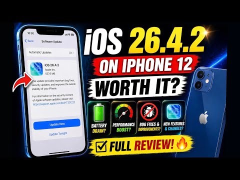 iOS 26.4.2 on iPhone 12 🔥 | Performance Boost or Battery Drain? Full Review!