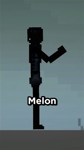 How to get completely BLACK NPC in melon playground! #gaming #melonplaygroudmeme #melon