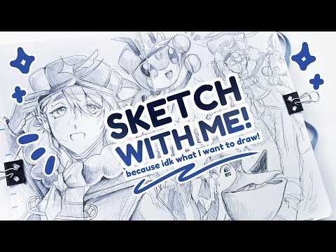 I don't know what to draw.. |SKETCH WITH ME!