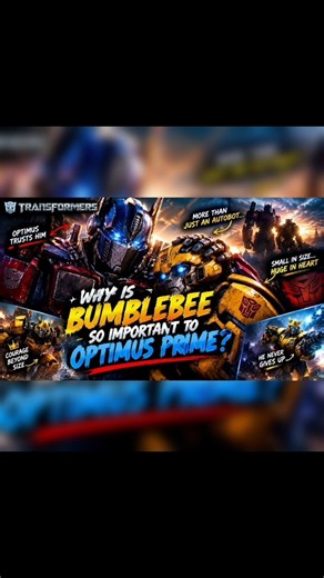 why BUMBLEBEE is very important for OPTIMUS PRIME 🤔🤔|transformers explained