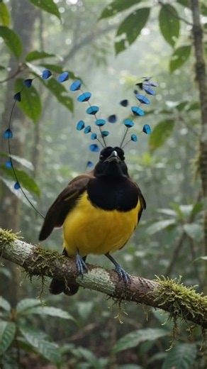 This Bird Has "Alien Antennas" Longer Than Its Body 👽🐦
