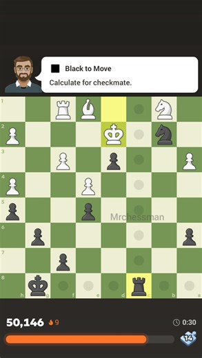 Wonderful 🫅 chess puzzle 🧩 solved on day 23 #chess #checkmate #chesspuzzle #puzzle #puzzlegame