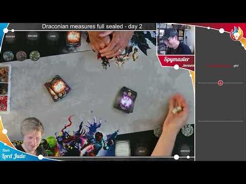 Keyforge - Draconian measures sealed day 2!