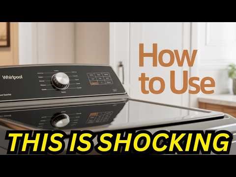 How To Use Whirlpool Top Load Washing Machine