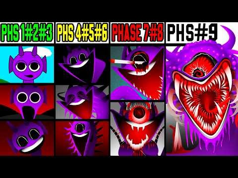 Incredibox Sprunki All PHASES From 1 - 9 #sprunki #incredibox #sprunkimod | Live-1