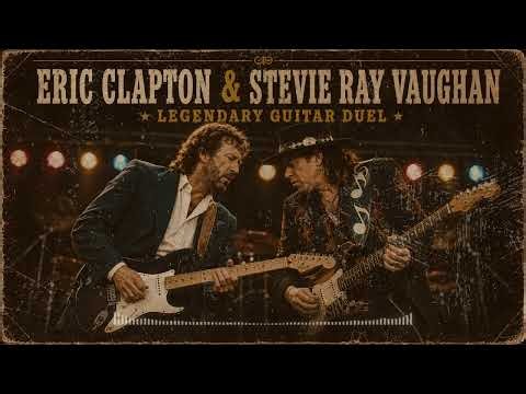 Eric Clapton & Stevie Ray Vaughan 🔥 Legendary Guitar Duel | Live Alpine Valley 1990 (Tribute)