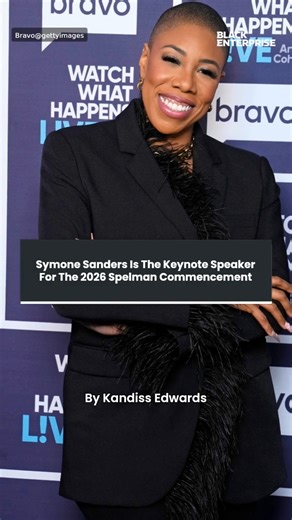 Symone Sanders is the keynote speaker for the 2026 Spelman commencement