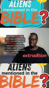Aliens mentioned in the bible? #aliens #biblestudy #Nephilim