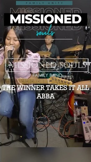 The Winner Takes It All by ABBA | Missioned Souls #famly #music #shorts #band #studiocover