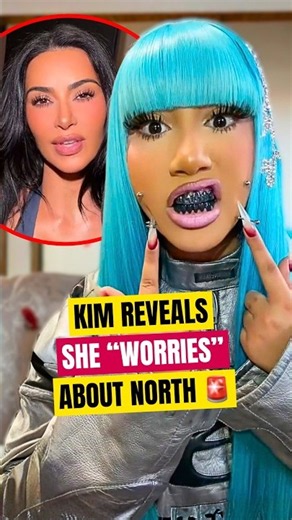 Kim Reveals She “Worries” About North 🚨 #shorts #kimkardashian #northwest
