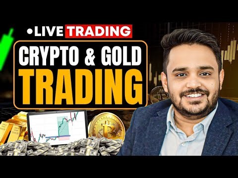 Live Crypto & Gold Analysis and trading || #btc #crypto #gold #forex