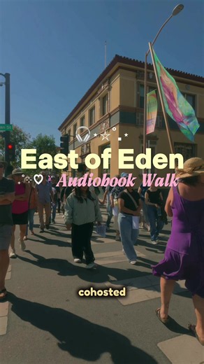 A day well spent with fellow book lovers 💗And I want to keep spreading the bookish love with free audiobooks! Last Saturday, I co-hosted an East of Eden audiobook walk with @Libro.fm , @DowntownBookandSound and @Netflix . Now, I’m giving away free audiobooks, so even if you weren’t able to join the walk, you can join the bookish fun and download your audiobook. Just complete the form in my link in bio by 10/8 and Libro will email you a free audiobook credit. Quantities are limited, so don’t wai