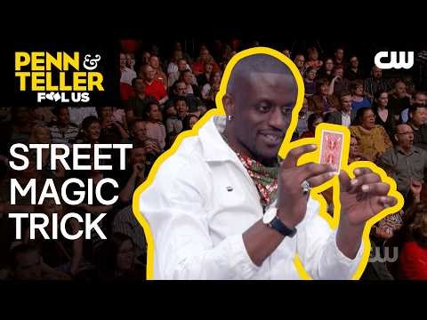 Magician Magical Bones Performs Street Magic Card Tricks | Penn & Teller: Fool Us | The CW