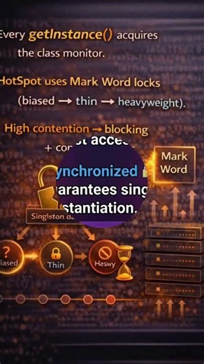 🚀8/60🔥 #threads safe#singleton ? Still Fails at Scale in #java #JVM #Concurrency #performance #PDF ↓