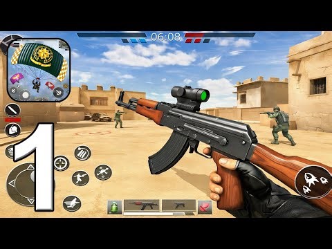Gun Games FPS Commando Combat - Gun Games for Android - Android Gameplay - Part 1