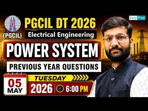 PGCIL DT 2026 | Power System PYQ 🔥| Practice Session | Electrical Engineering by Sumit Sir #pgcil