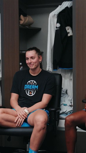 We do the work, we show love, then we get back to the mission 🩵 #wnba #atlantadream #fyp