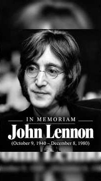 John Lennon - Happy Heavenly Birthday #johnlennon #beatles #thebeatles
