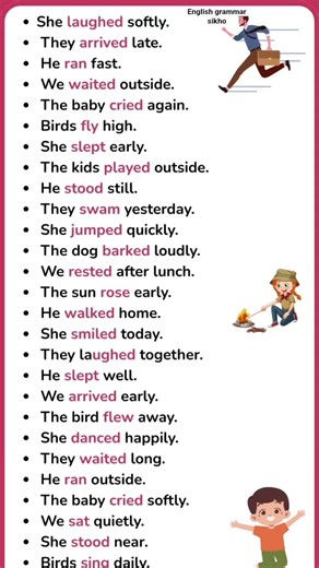 Intransitive Verb Sentences in English | Easy Grammar for Beginners#spokenenglish