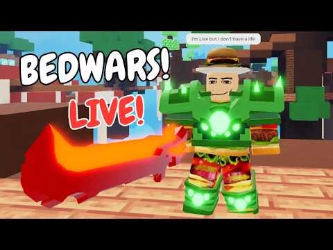 🔴LIVE Roblox Bedwars Customs Playing With Viewers!