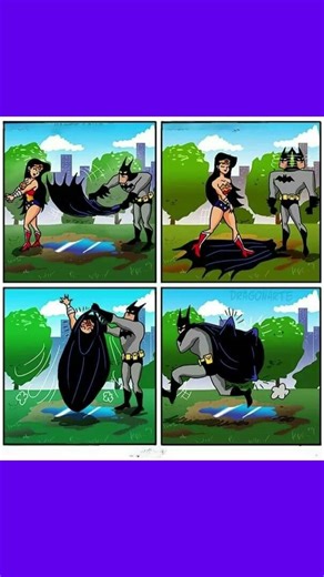 How Batman Charmingly Kidnapped Wonder Woman?! 🤯😂 Love Gone Wrong #shorts #viral #funny #trending